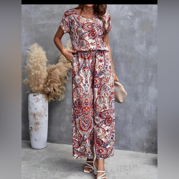 New paisley pants set - Picture 4 of 6